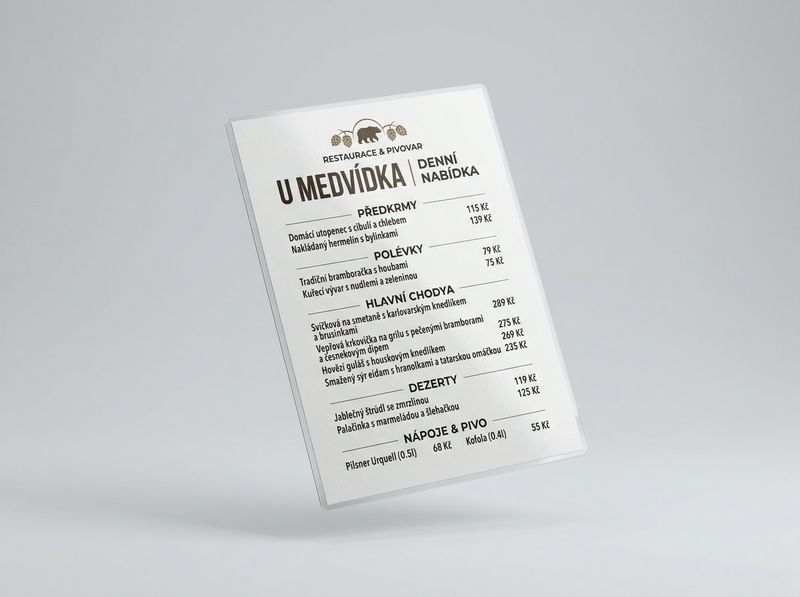 Jídelní lístky – obrázek 3