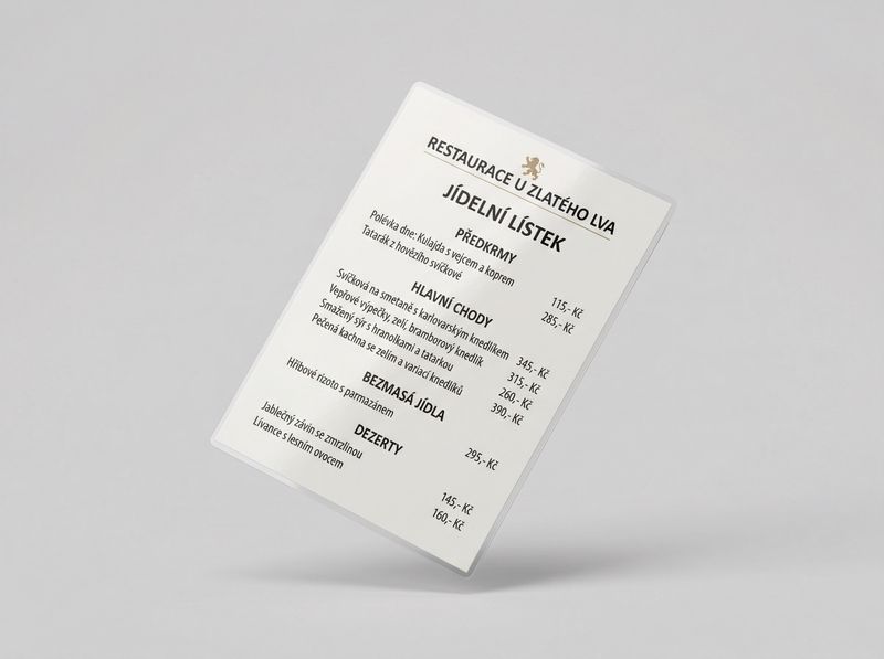Jídelní lístky – obrázek 4