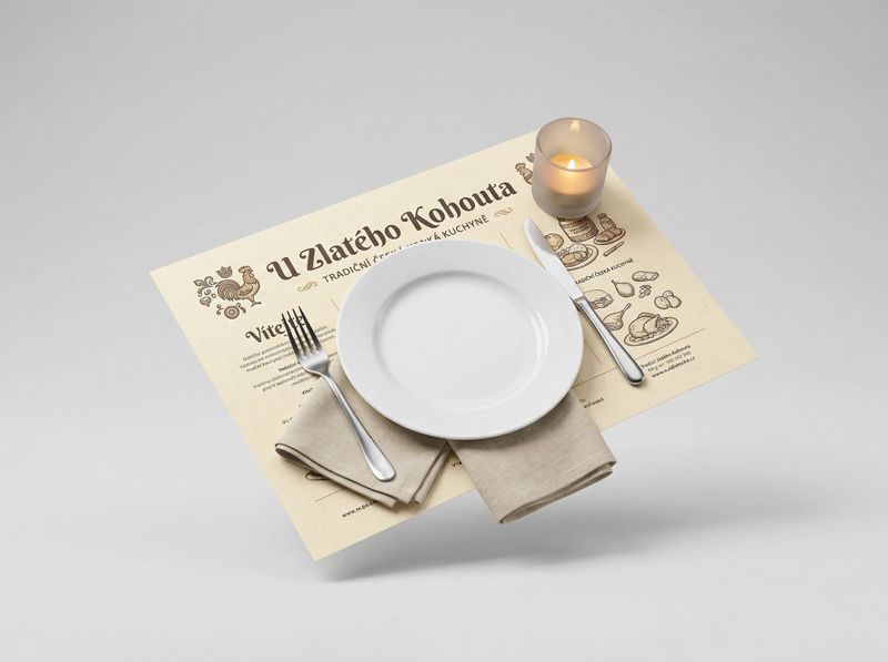 Papírové prostírání – obrázek 1