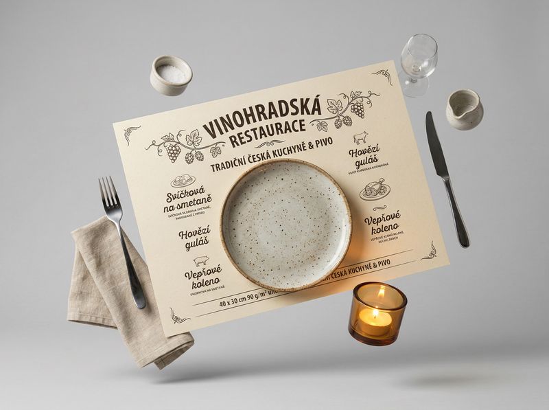 Papírové prostírání – obrázek 2